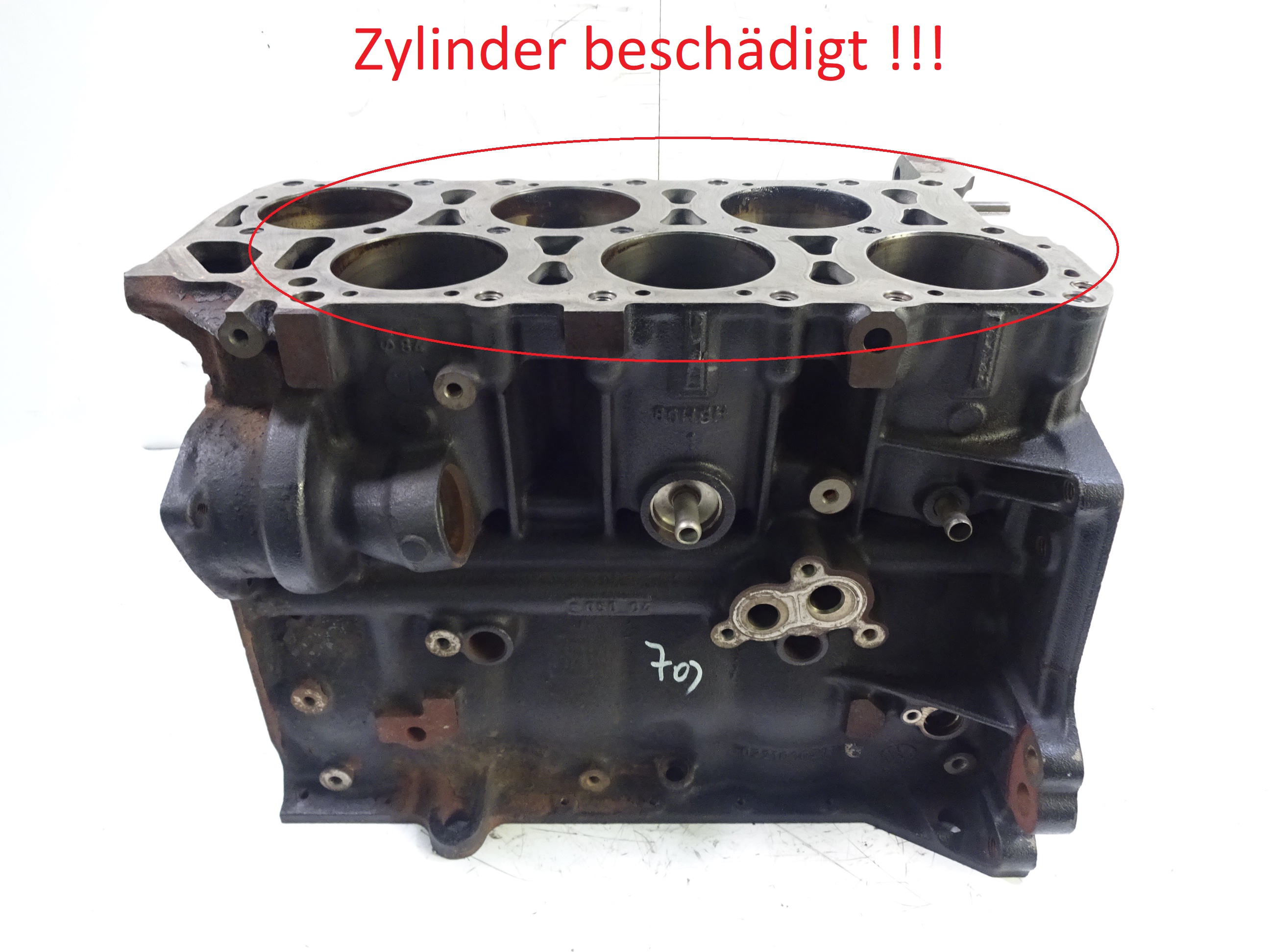 Motorblock Block Defekt für Porsche Cayenne 9PA 3,2 VR6 Benzin BFD M02.2Y